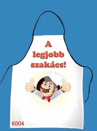 Kötény K004 Legjobb szakács