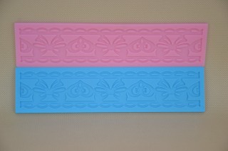 Marcipán/fondant mintázó 21*5cm 2f. masnis