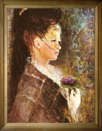 50x70cm k?prepro 4cm fa keretben