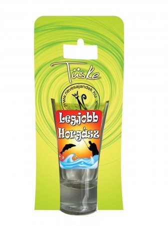 Pálinkás pohár Legjobb Horgász