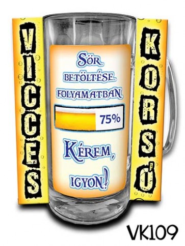 Korsó VK109 Sör betöltése