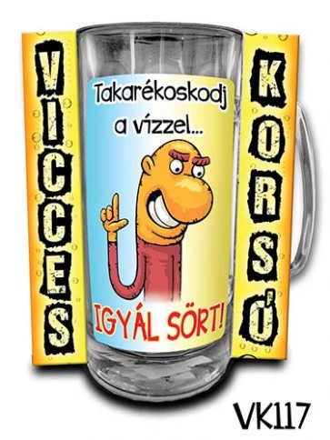 Korsó VK117 Takarékoskodj a vizzel