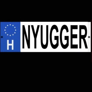 Rendszámtábla/ Nyugger