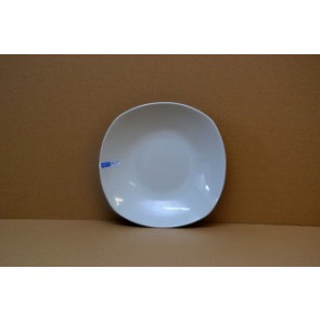 Porcelán mélytányér 23cm szögletes alba