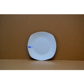 Porcelán desszerttányér 20cm szögletes alba