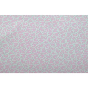 Csomagoló papír PATINATA 0,70m x 25m színes rózsaszín-fehér