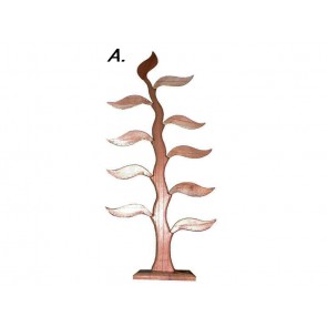 Dekor-ékszertartó I.30cm (A)natúr levelek