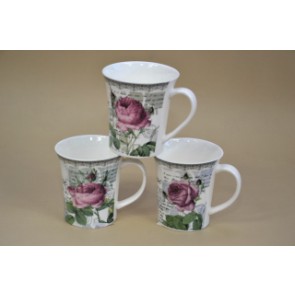 Bögre romantic rose 3,3 dl porcelán