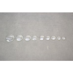 üveg lencse kerek 10mm