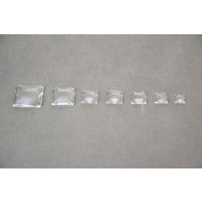 üveg lencse szögletes 25*25mm