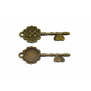 Medal kör kulcs form. 20 mm lencséhez