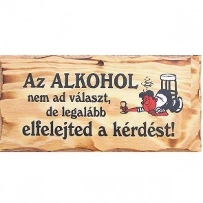 Fatábla/ Az alkohol nem ad választ