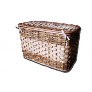 Rattan láda bamboo dekorral III