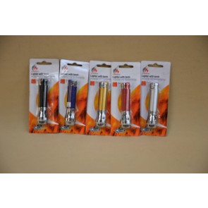 öngyújtó 3led-es világítós 5 színben