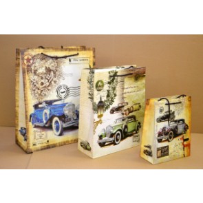 Dísztasak old timer 30*38*12 cm 4f