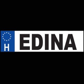 Névrendszám / Edina