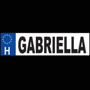 Névrendszám / Gabriella