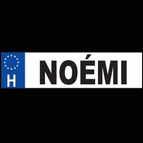 Névrendszám / Noémi