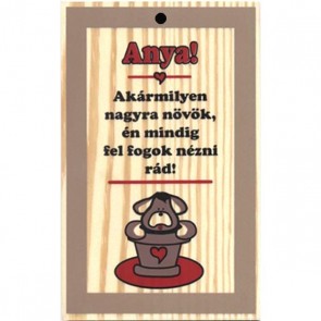 Falikép/ Akármilyen nagyra növök_édesanya