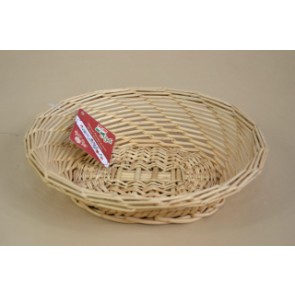 Kenyérkosár 26*22*8cm ovális fûzfa