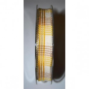 Szalag Country textil 15mmx20m sárga SSS