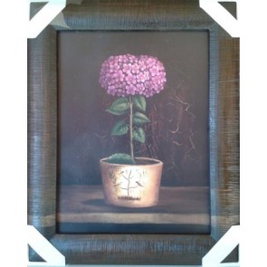 40x53cm viragkep vastag fa keretben