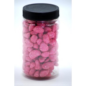 Kavics glitteres 500gr 8-12mm rózsaszín-ezüst