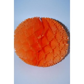 Dekor lampion virág pvc 10cm narancssárga  SSS