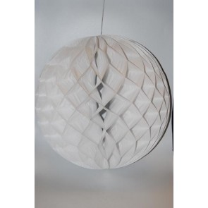 Dekor lampion labda papír 50cm fehér SSS