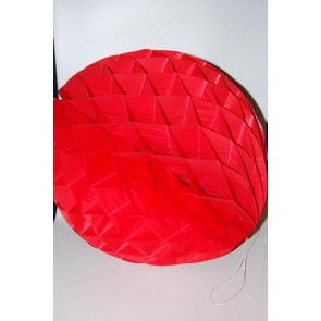 Dekor lampion labda papír 50cm piros SSS