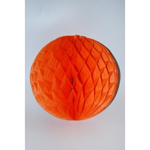 Dekor lampion labda papír 35cm narancssárga SSS