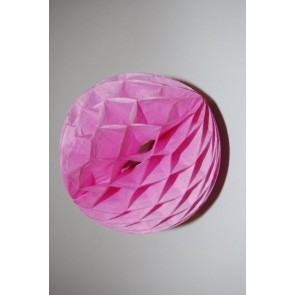Dekor lampion labda papír 10cm rózsaszín SSS