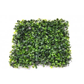 Selyemvirág Buxus kocka  25x25cm zöld