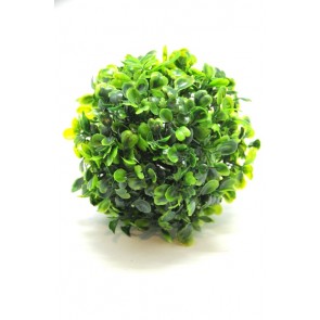 Selyemvirág Buxus gömb mûanyag 12cm zöld