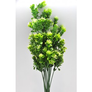 Selyemvirág Magyal levél mûanyag 45cm zöld