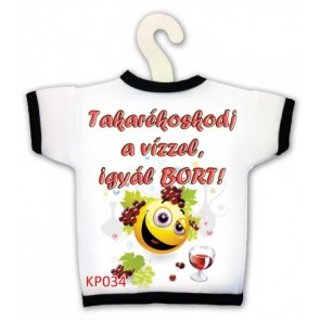 Üvegpoló KP034 Takarékoskodj a vizzel igyál