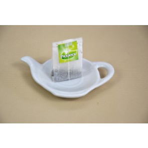 Teafiltertartó 12*8,5*2 cm bordás porcelán