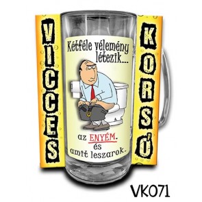 Korsó VK071 Kétféle vélemény