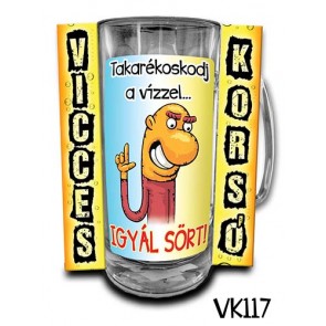 Korsó VK117 Takarékoskodj a vizzel