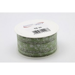 Szalag Blumenbeet textil 40mmx10m zöld