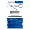 Swiss card kék transp. sapphire