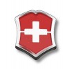 Jelvény-pajzs, victorinox-emblem, piros