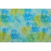 Csomagoló papír KRAFT 0,70m x 25m virágos kék-zöld-sárga