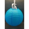 Lampion gömb papír 25cm kék 2 féle