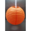 Lampion gömb papír 40cm narancs