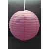 Lampion gömb papír 40cm rózsaszín
