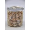 Kagyló konzervdobozban 170gr fehér-barna-bézs