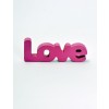 Love felirat fa 17x2x6cm pink