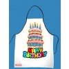 Kötény K026 Happy Birthday torta