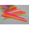 Szívószál(keverõfejes) 100 db-os (20cm-6,5mm) neon